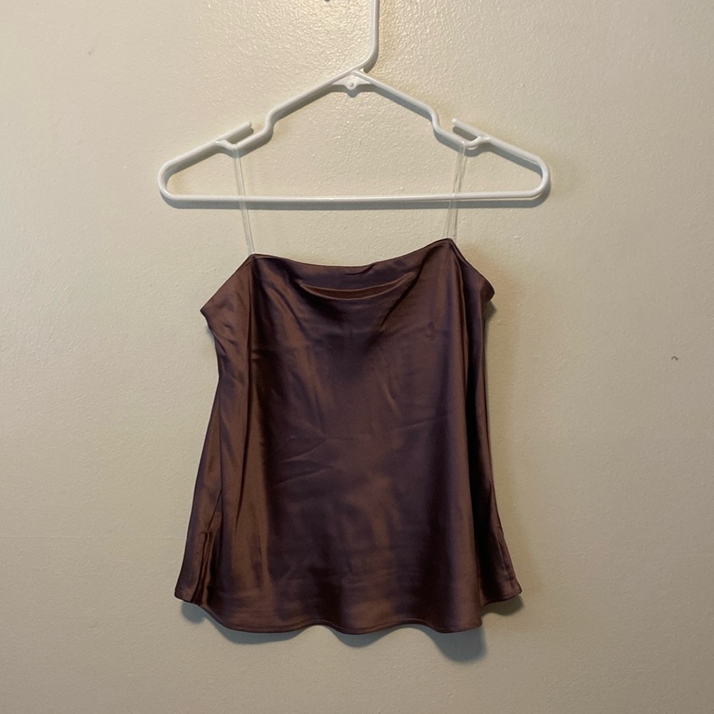 Silky tube top